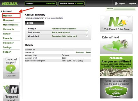 how to deposit money in neteller account|What to do if you discover an unauthorized transaction on your .